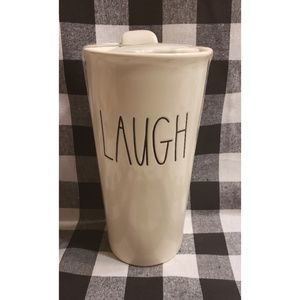 Rae Dunn Laugh Travel Tumbler